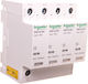 Schneider Electric Антикерни панел Тип T2 Четириполюсен Максимален изходен ток 40kA