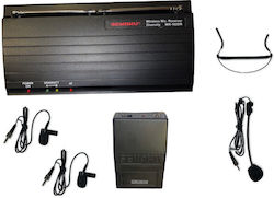 LD Systems Diversity WR-102DR/VXM-168L TS+LM-10+LM-60+HM28 Безжичен Микрофон Висулка Щипка Колан