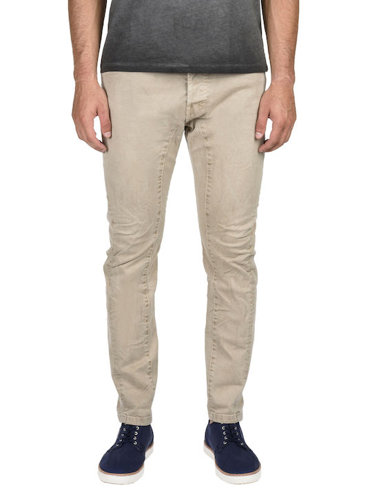 Cover Jeans Men's Trousers Beige