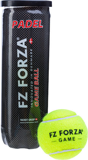 Fz Forza Game Padel Tennis Balls for Tournament 3 Pieces