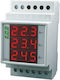 F&F Digital Strommessgerät Elektrische Messgeräte Schiene Dreiphasig DMA-3