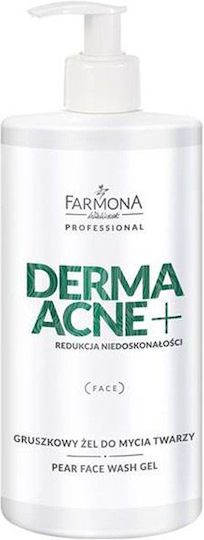 Farmona Derma Acne+ Pear Gel Cleansing Face for Acne-Prone Skin 150ml