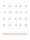 Ro-Ro Accessories Nose Piercing Earring From White Silver