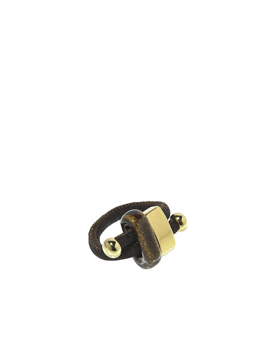 Apoxylo Double Damen Vergoldeter Ring