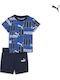 Kinder-Set mit Shorts Sommer 2Stück Cobalt Glaze