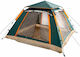 Muhler Σκηνή Camping Igloo Μπλε με Διπλό Πανί για 4 Άτομα 220x220x100εκ.