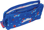 Educa Pencil Case with 3 Compartments Blue