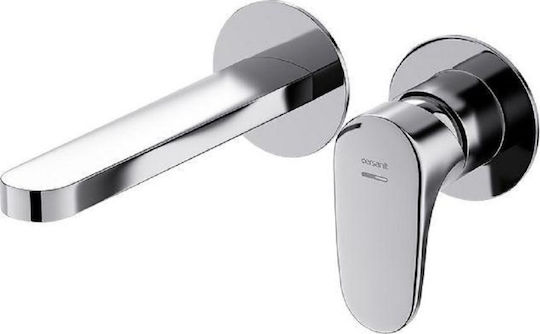 Cersanit Built-in Faucet Mixer for Shower Silver