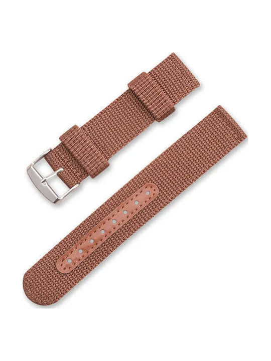 Riemen aus Stoff Braun 24mm