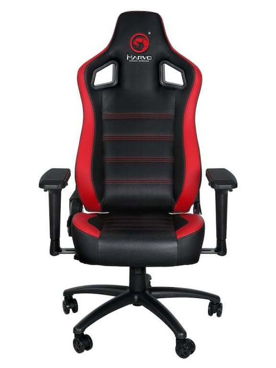 Marvo CH-118 Καρέκλα Gaming Δερματίνης με Ρυθμιζόμενα Μπράτσα Μαύρη