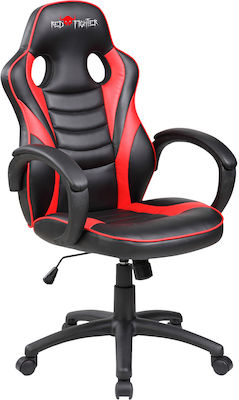 Red Fighter C6 Καρέκλα Gaming Δερματίνης Black/Red