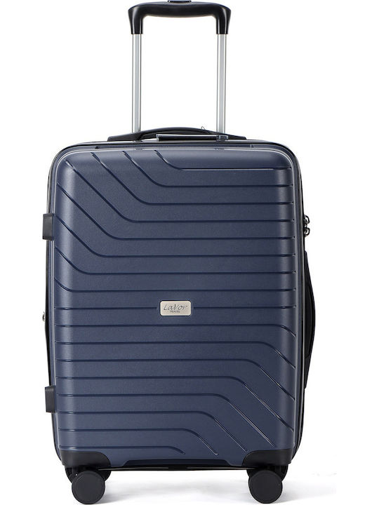 Lavor Cabin Hard Travel Suitcase Blue with 4 Wh...