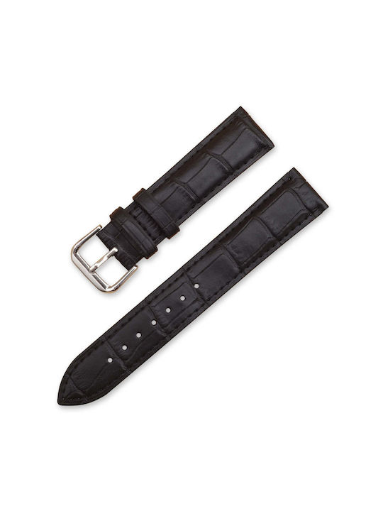 Leather Strap Black 12mm