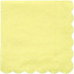 Party Napkins Μικρή Yellow 25x25cm. 16pcs