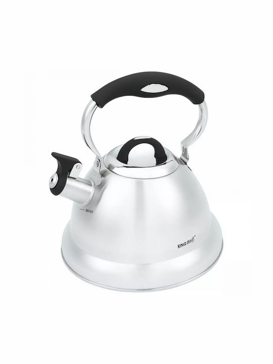 KING Hoff Wasserkocher Edelstahl Silber 3100ml