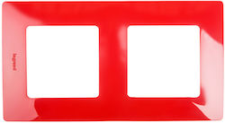 Legrand Niloe Switch Frame in Red Color 665022