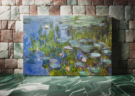 Claude Monet's Water Картина Платнен 90x60см