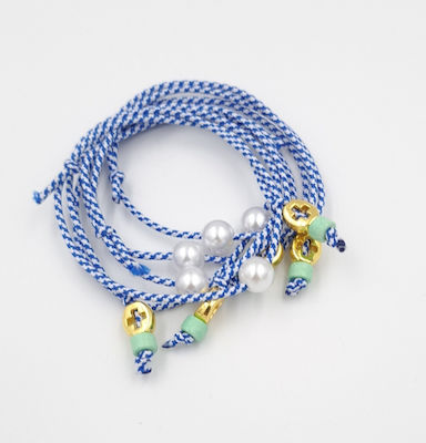 Kymi Christening Charm Bracelet Blue 50pcs