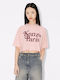 Kenzo Femeie Crop Tricou Roz