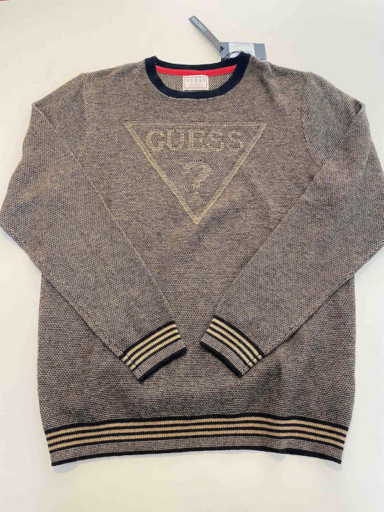 Guess Herren Langarm-Pullover Schwarz