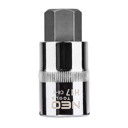 Neo Tools Καρυδάκι με Μύτη Allen και Καρέ Υποδοχής 1/2'' Μέγεθος H17x55mm