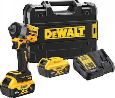 Dewalt Brushless Μπουλονόκλειδο 18V 2x5Ah με Υποδοχή 1/2"