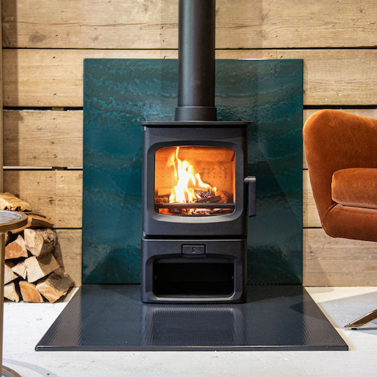 Charnwood Aire 3 Low Stand Κεραμική Ξυλόσομπα Αερόθερμη 3.7kW Bronze