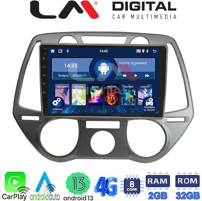 LM Digital Car-Audiosystem für Hyundai i20 2008 > 2014 (Bluetooth/USB/WiFi/GPS/Android-Auto)