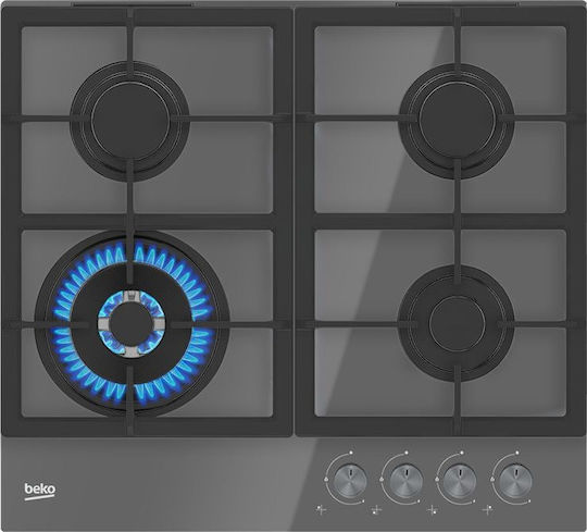 Beko Εστία Υγραερίου Αυτόνομη 58.5x52.4εκ. Γκρι