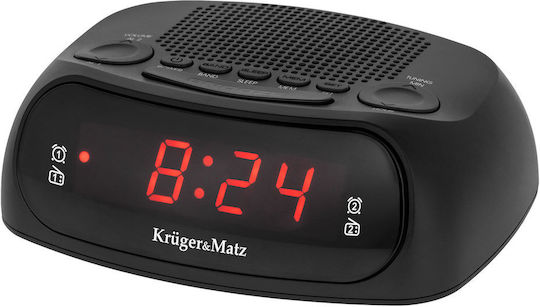 Kruger & Matz Digital Schwarz Tischuhr