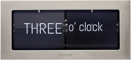 Nextime Масов Дигитален Металик Черен Часовник 5229ZI
