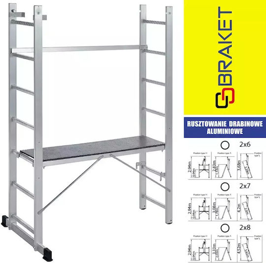 Bracket Multipurpose Ladder 2x11 with Maximum Height 2.98m