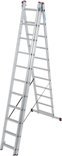 Krause Scara multifuncțională din aluminiu 3x11 cu înălțime maximă de 7.3m