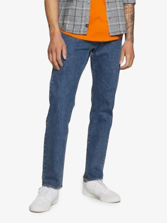 501 Men's Jeans Pants with Regular Straight Fit Dark Indigo