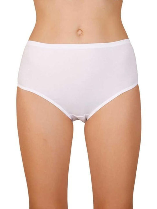 Ψηλόμεσα Γυναικεία Slip 3Pack Λευκό