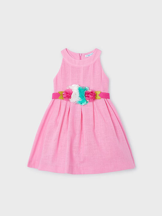 Mayoral Παιδικό Φόρεμα Ροζ