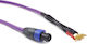 Melodika Καλώδιο Ηχείου 2x Spade - Speakon male 7m