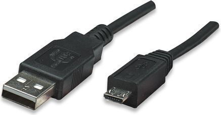 IC Intracom 3m Regular USB 2.0 to micro USB Cable White (325684)
