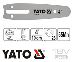 Yato YT-84914 Λάμα Αλυσοπρίονου 10cm (4")