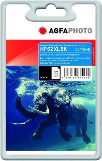 AgfaPhoto Original InkJet Druckerpatrone Schwarz (APHP62BXL)