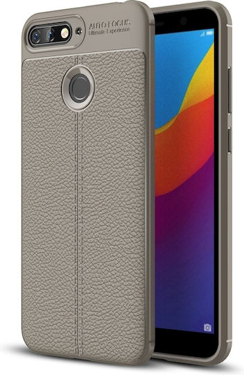 Задна корица Силикон Сив (Huawei Y6 2018)