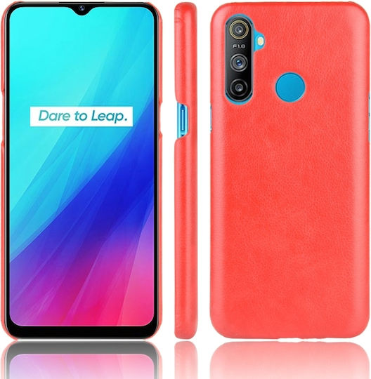 3 Back Cover Plastic Impermeabil Roșu (Realme C3)