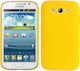 Duos Back Cover Πλαστικό Κίτρινο (Galaxy Grand)