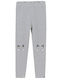 Kinder Leggings Lang White With Blue Stripes