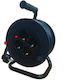Aca Extension Reel Cord 3 x 1.5mm²/15m Black