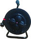 Aca Waterproof Extension Reel Cord 3 x 1.5mm²/50m Black