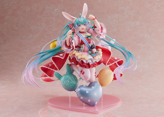 Square Enix Miku Hatsune Birthday 2021 (pretty Rabbit Ver.) By Spiritale Фигура височина 21бр в мащаб 1:7