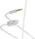 HAMA 3.5mm to Lightning Cable Λευκό 1m 00201522