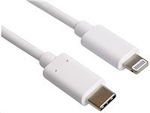PremiumCord USB-C zu Lightning Kabel Weiß 1m (KIPOD53)