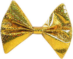 Metallic Carnival Bow Tie Gold